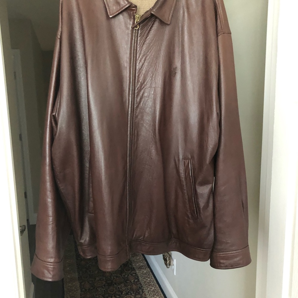 Polo Lambskin Leather Jacket